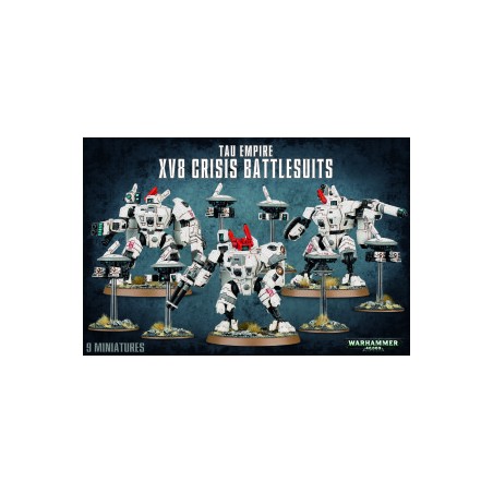 GW 40K TAU EMPIRE XV8 CRISIS BATTLESUITS