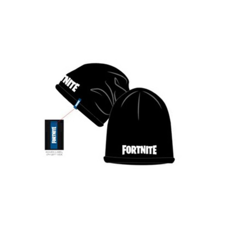 BEANIE FORTNITE LOGO BLACK