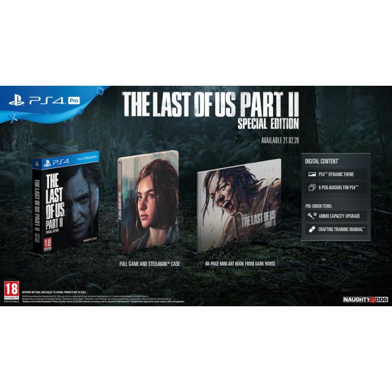 LAST OF US PART II SPECIAL EDITION PS4