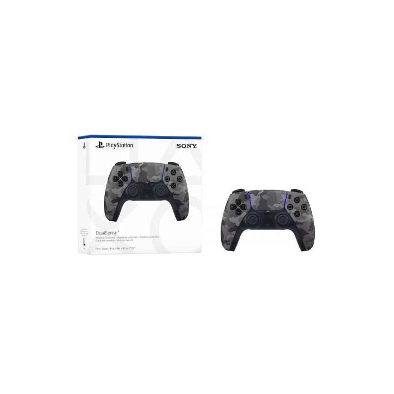 DUALSENSE WIRELESS CONTROLLER GREY CAMO PS5