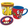 SUPER MARIO MUG, COASTER & TIN GIFT SET