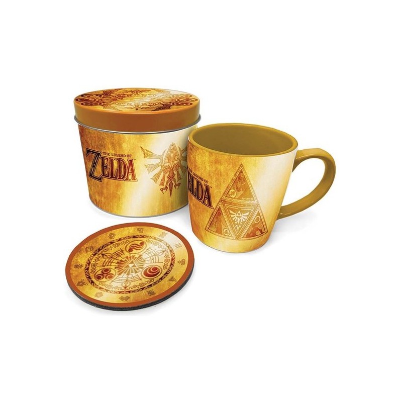 ZELDA MUG, COASTER & TIN GIFT SET