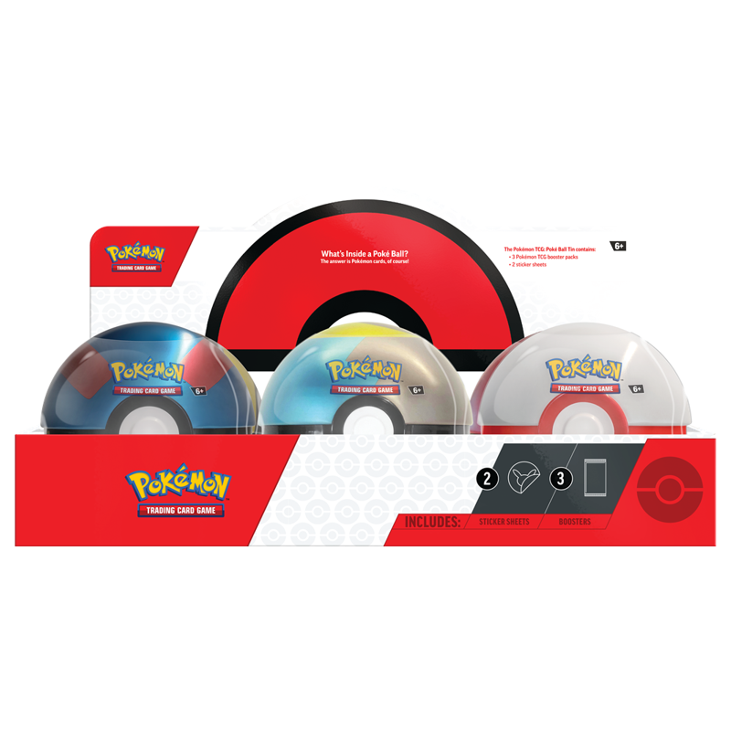 POKEMON TCG POKEBALL TIN FALL 2024