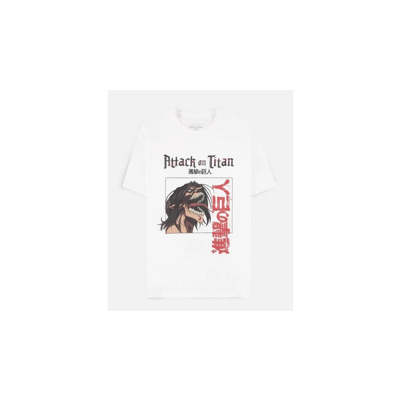 T-SHIRT ATTACK ON TITAN WHITE