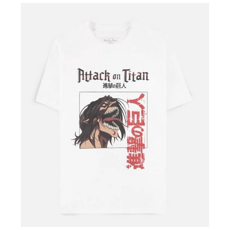 T-SHIRT ATTACK ON TITAN WHITE